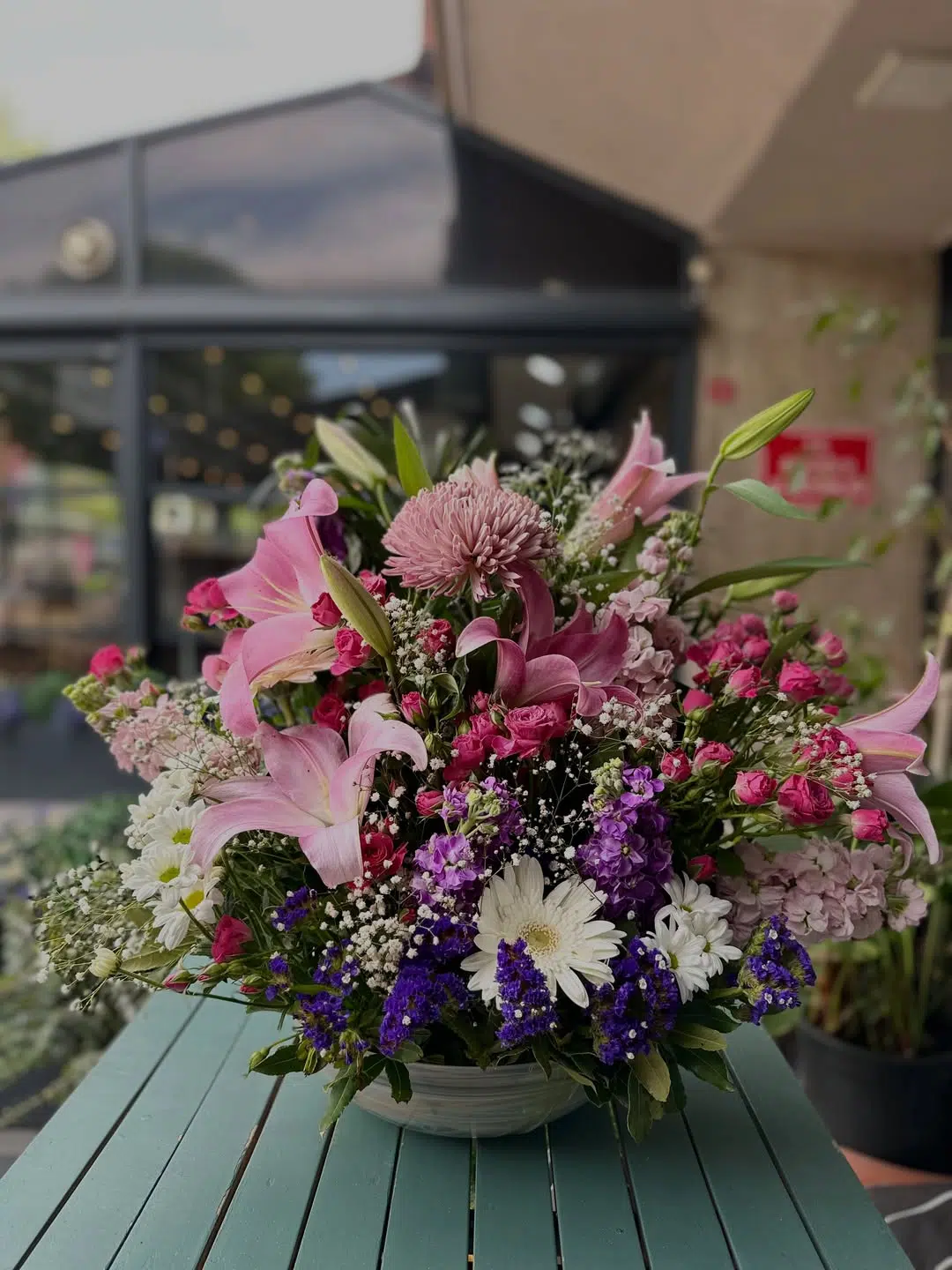 Pembe Rüya – Pembe Lilyumlu, Hüsnüyusuflu ve Ortancalı Pastel Aranjman